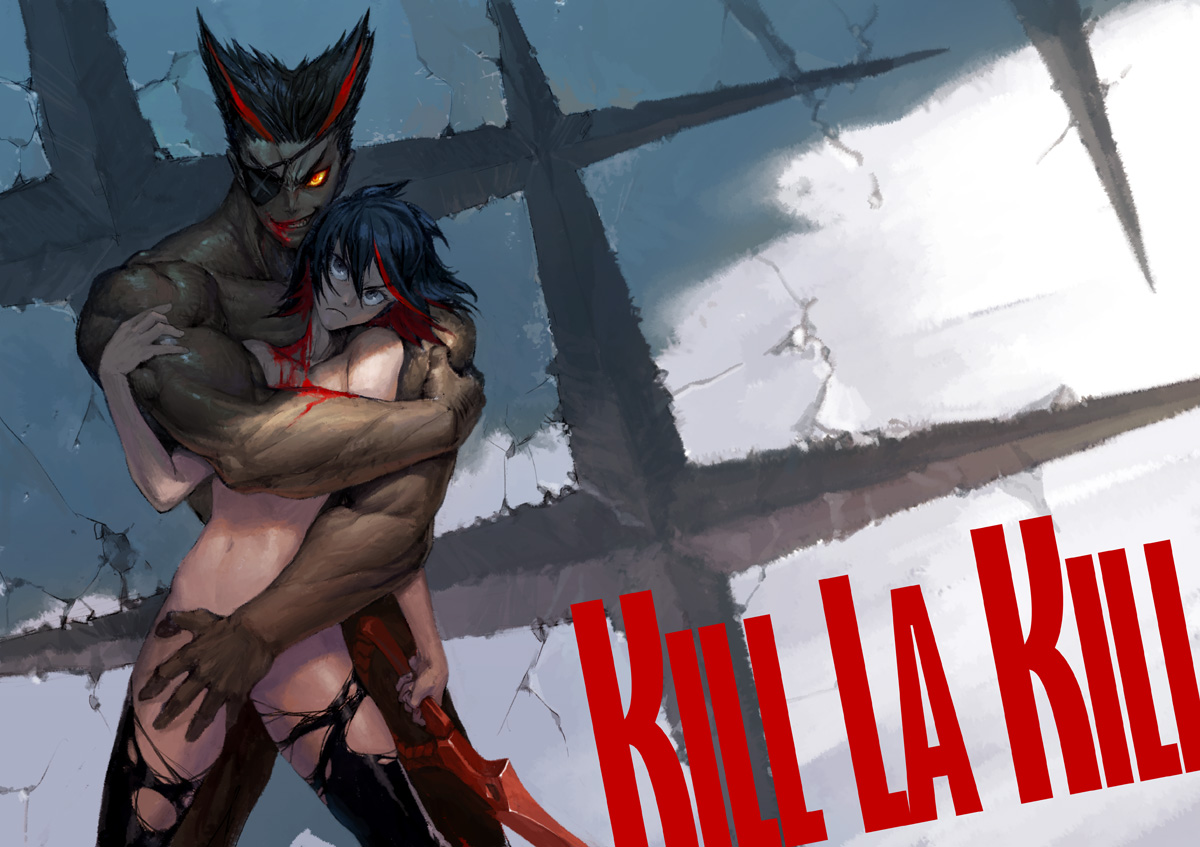 Loped Kill La Kill Matoi Ryuuko Senketsu Eyepatch Naked Sword